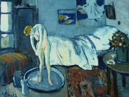 &#039;La habitaci&oacute;n azul&#039;, de Pablo Picasso (1901), obra del periodo azul de la Phillips Collection que podr&aacute; verse en Barcelona.