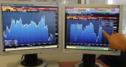 Imagen de un terminal de Bloomberg.