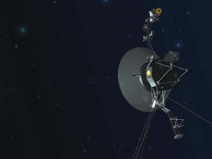 Voyager 1 sonda en el espacio