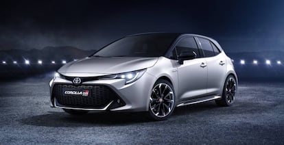 Imagen de un Toyota Corolla, el coche más vendido en España en enero de 2022.