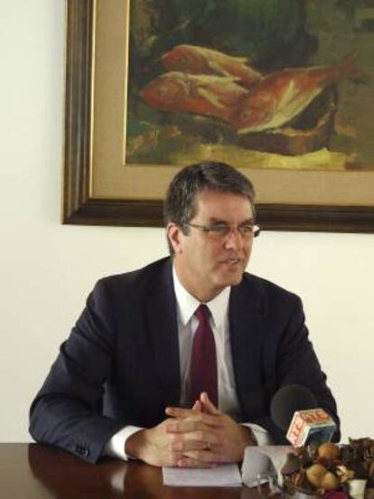 Imagen del embajador brasileño Roberto Carvalho de Azevêdo, designado al frente de la Organización Mundial del Comercio (OMC). EFE/Archivo