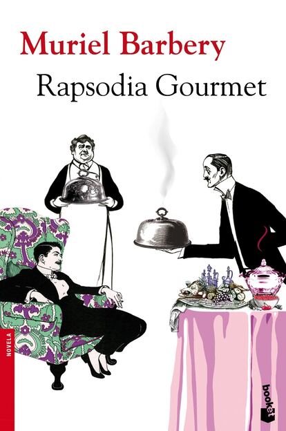 Portada de Rapsodia Gourmet, de Muriel Barbery en la edición de bolsillo de Booket.