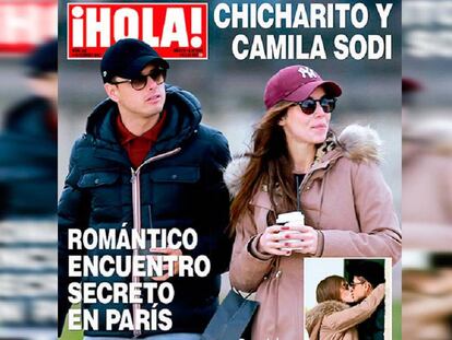 Nueva portada de la revista ¡Hola! con Chicharito y Camila Sodi.