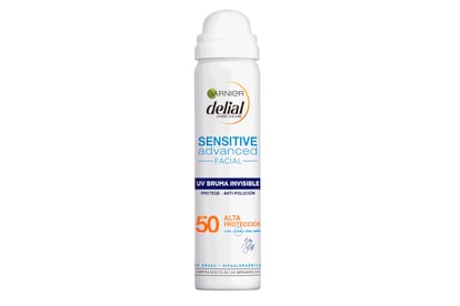 Bruma facial Delial Sensitive Advanced SPF 50 de Garnier. Compra por 7,95€ en Amazon.