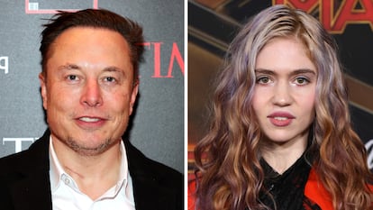 Elon Musk y la cantante Grimes.