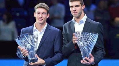 Carre&ntilde;o y el checo Jiri Vesely.