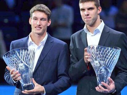 Carre&ntilde;o y el checo Jiri Vesely.