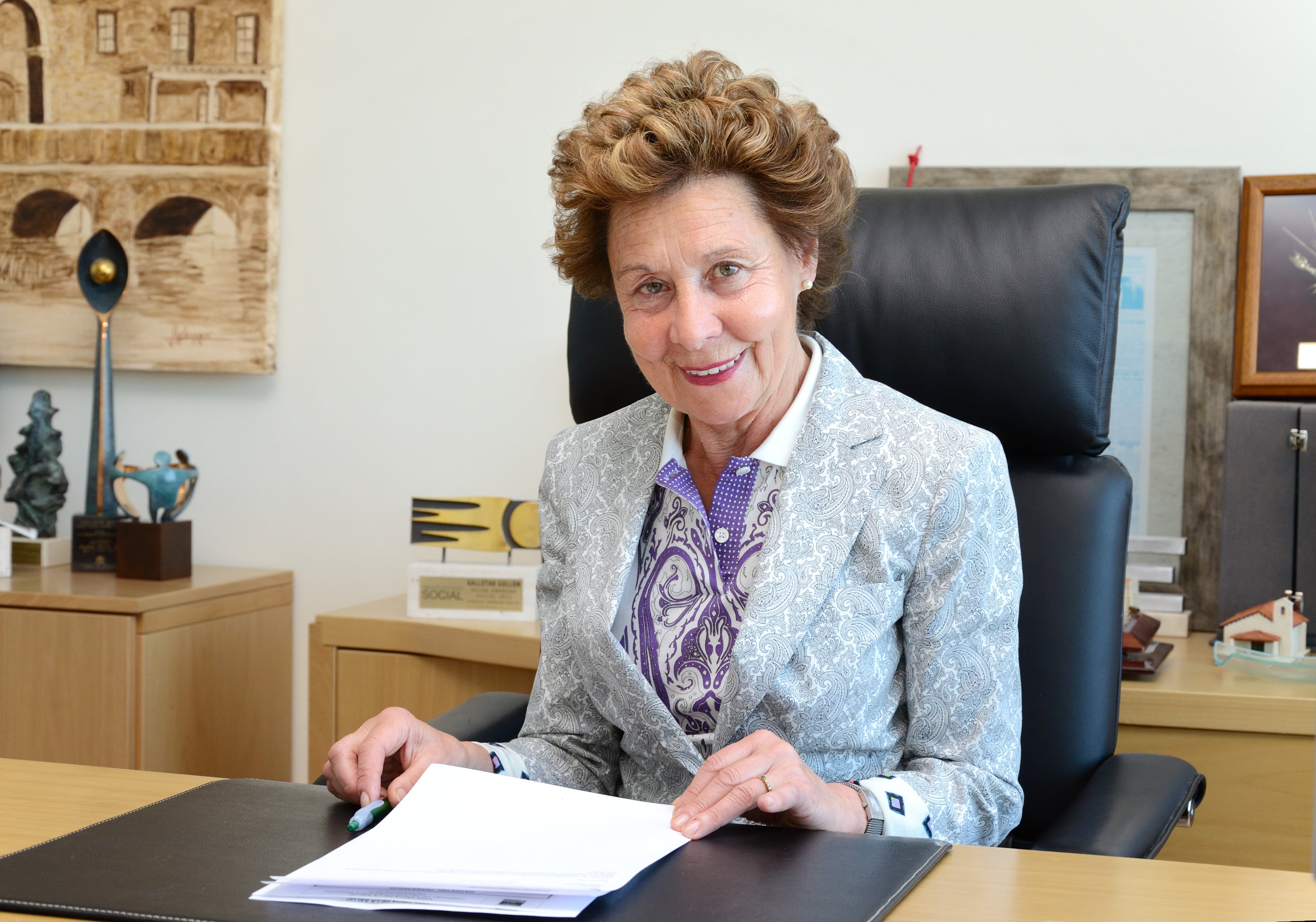 María Teresa Rodríguez, presidenta de honor de Gullón, en una imagen cedida por la empresa. 