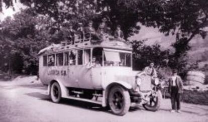 La Ferrocarrilana, antecedente de la empresa de diligencias de Luarca.