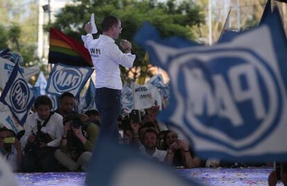 Durante su acto de cierre de campaña, Anaya hizo un llamamiento al voto útil.