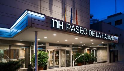 Hotel NH en el Paseo de la Habana en Madrid