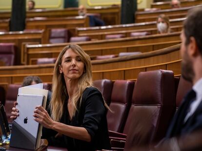 La portavoz del Grupo Popular en el Congreso de los Diputados, Cayetana Álvarez de Toledo, la semana pasada.