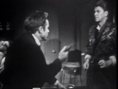 Ronald Reagan y James Dean, juntos en una serie de 1954