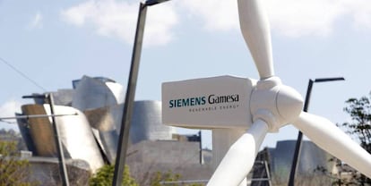 Aerogenerador de Siemens Gamesa.