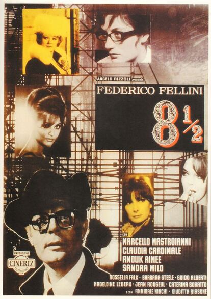Nueva victoria para Fellini en 1963. Esta vez con 'Ocho y medio'.