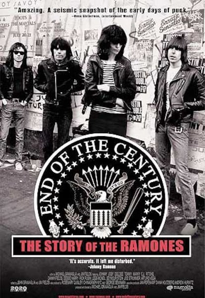 Carátula del DVD &#39;End Of The Century&#39; de The Ramones.