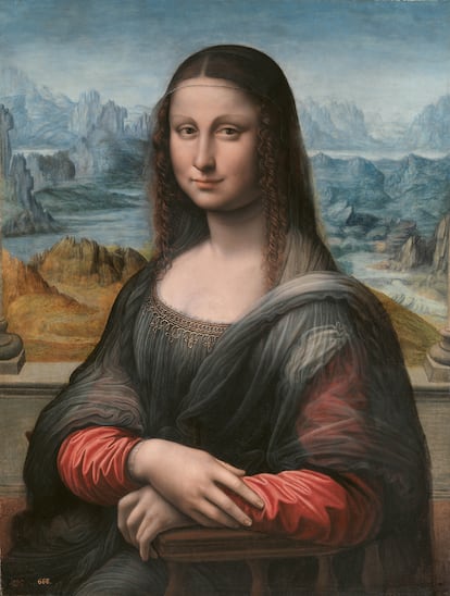 La Mona Lisa del Prado, tras su restauración en 2021, cuando se borró el fondo negro que la cubría.