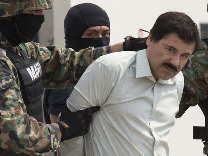 Joaqu&iacute;n &#039;El Chapo&#039; Guzman, tras su detenci&oacute;n el s&aacute;bado. 