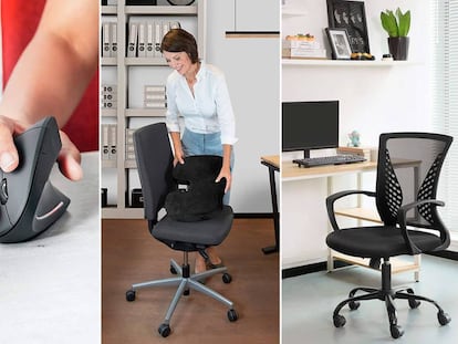 12 productos ergonómicos para prevenir dolores durante el teletrabajo