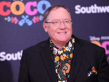 John Lasseter en el estreno de 'Coco' en Los Ángeles, California.