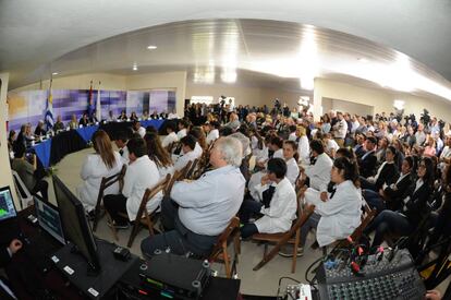 Los vecinos de Ecilda Paullier tuvieron la oportunidad de plantear sus demandas, sin filtro previo, a los gobernantes.