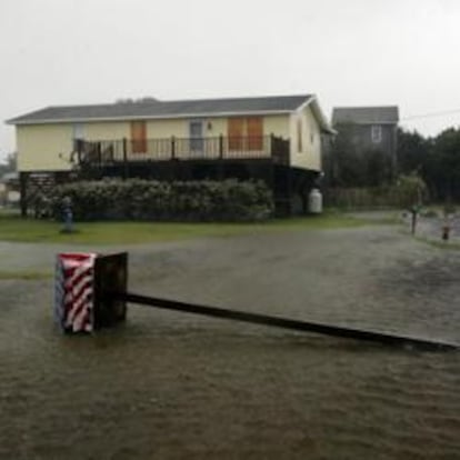 Irene, a su paso por Carolina del Norte