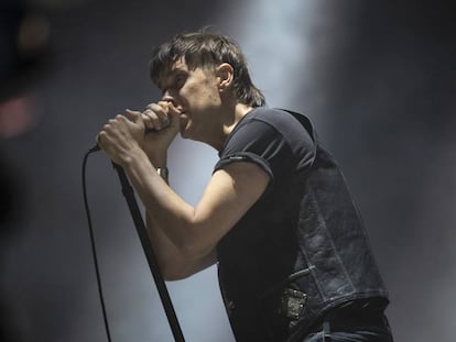 Julian Casablancas durante su concierto en BBK Live.