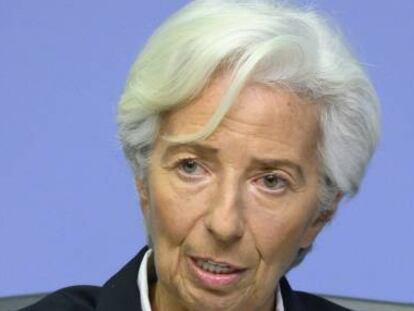 Christine Lagarde, presidenta del BCE