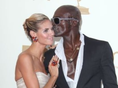 Heidi Klum y Seal, en Los Ángeles, en septiembre de 2011.