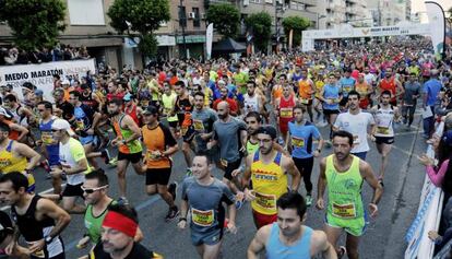 Participantes del Medio Marat&oacute;n Trinidad Alfonso de Valencia. 