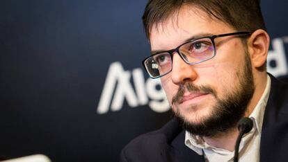 Maxime Vachier-Lagrave, el pasado marzo, durante el Torneo de Candidatos en Yekaterimburgo (Rusia)