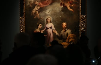 'La sagrada Familia' de Murillo, una de las obras expuestas en el Museo de Bellas Artes de Sevilla.