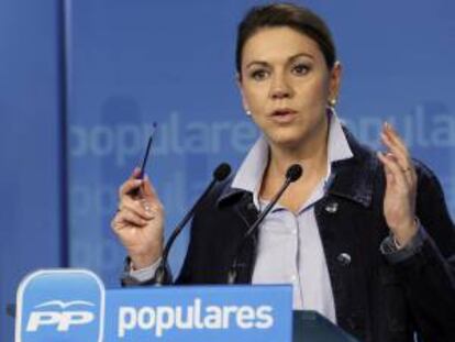 La secretaria general del Partido Popular, Maria Dolores de Cospedal. EFE/Archivo