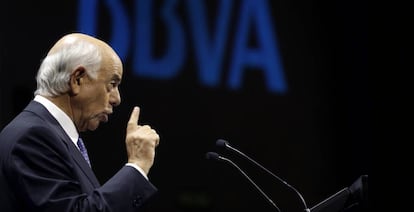 El presidente del BBVA, Francisco Gonz&aacute;lez. 