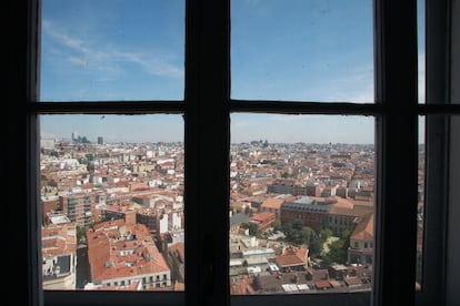 Vista desde una de las ventanas del Edificio España.