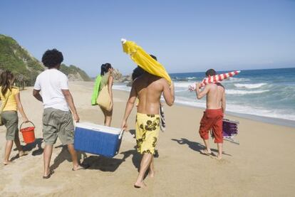 Empieza un día 'gourmet' en la playa.