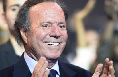 Julio Iglesias en un acto en Boston, Massachusetts, en mayo de 2015.