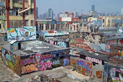 Las azoteas de 5pointz son perfectas para disfrutar del &#039;skyline&#039; de Nueva York.