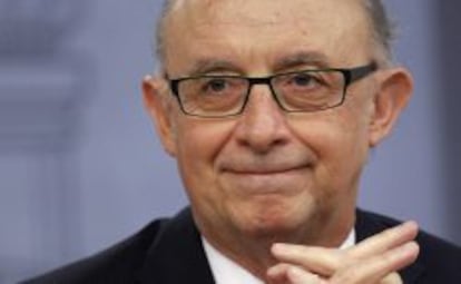 El ministro de Hacienda, Cristóbal Montoro.EFE/Chema Moya