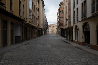 Una de las vías principales de Soria, que atraviesa el centro de la ciudad.