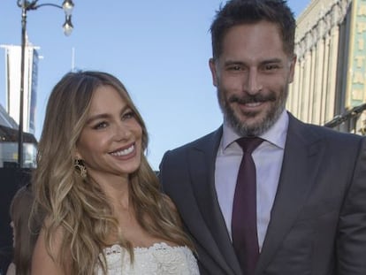 Sofia Vergara y su marido Joe Manganiello en California, en julio.