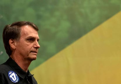 Brazilian presidential candidate Jair Bolsonaro.