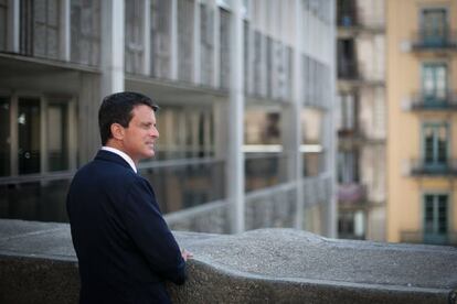 Manuel Valls in Barcelona.