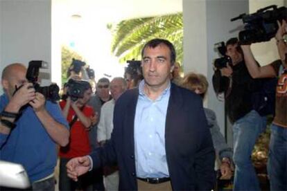 Rafael del Pozo, a su llegada a los juzgados de Marbella.