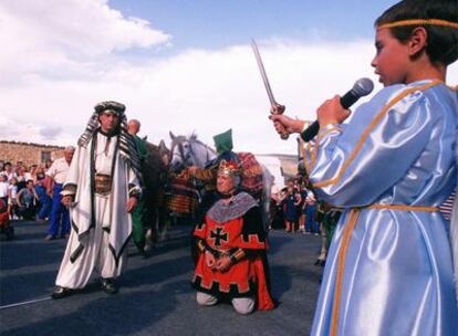 Representación del Entramoro, en la localidad valenciana de Aras de los Olmos.