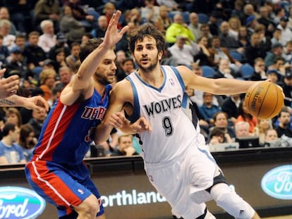 Ricky Rubio, defendido por José Calderón
