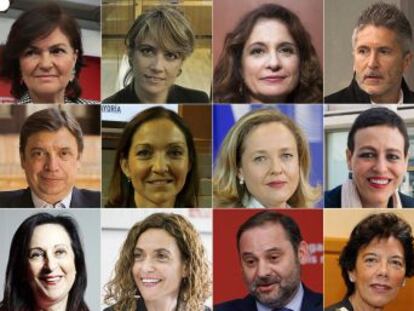 Carmen Calvo, Margarita Robles, José Luis Ábalos y Josep Borrell son algunos de los ministros que acompañarán a Sánchez en su Ejecutivo
