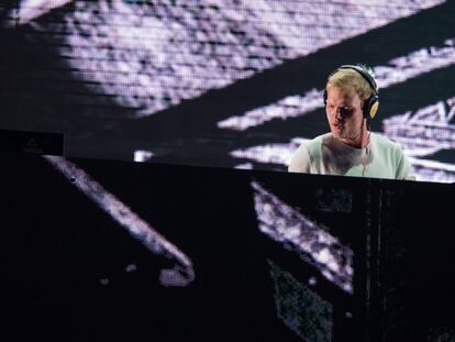 Imágenes de archivo del DJ sueco Avicii.