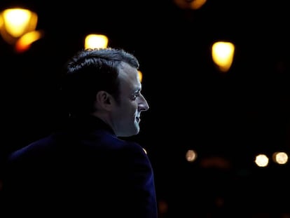 O presidente eleito francês, Emmanuel Macron.