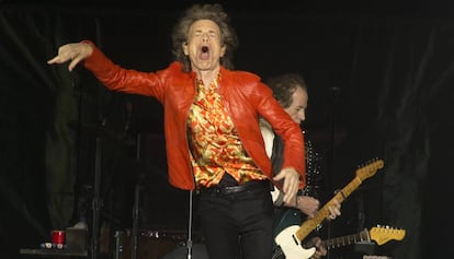 Mick Jagger, en un concierto en Filadelfia (EEUU) el 23 de julio.